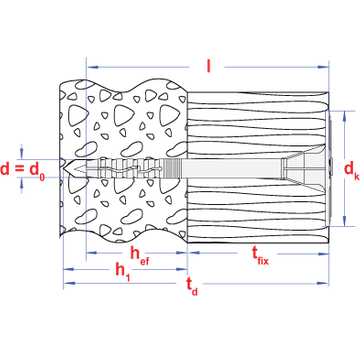 ISO SMART S-IPH - Isolatieplug met kunststof nagel