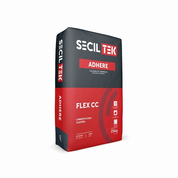 Seciltek ADHERE FLEX CC - tegellijm C2 TE - GRIJS - 25kg (60)