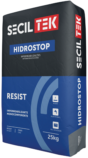 Seciltek HIDROSTOP RESIST - Mortier d'étanchéité élastique - 25kg (60)