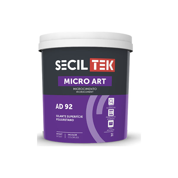 Seciltek Micro Art AD 92 - Scellant / primaire d'étanchéité pour vernis polyuréthane - 1 litre