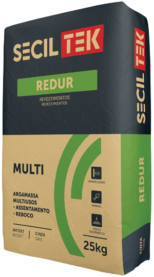 Seciltek REDUR MULTI - Mortier universel pour enduits et maçonnerie - ciment - 25kg (60)