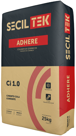 Seciltek ADHERE Ci 1.0 - Adhésif en poudre économique pour petits carrelages - INTÉRIEUR - 25kg (60)