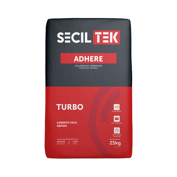 Seciltek ADHERE TURBO - Adhésif en poudre à durcissement rapide - praticable après 6 heures - GRIS - 25kg (60)