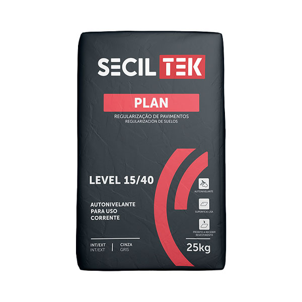 Seciltek PLAN LEVEL 15/40 - mortier de sol coulé autonivelant / mortier de nivellement / composé de nivellement - 25kg (60)