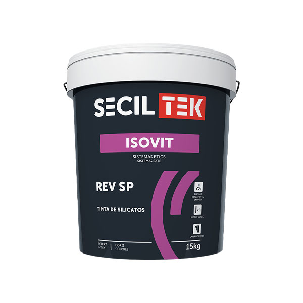 Seciltek Isovit REV SP - Peinture minérale au silicate - extérieur - mat - BLANC