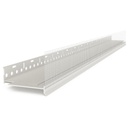 HK - Profile de base Vario en PVC avec larmier et treillis - 2m - largeur 110 à 150mm