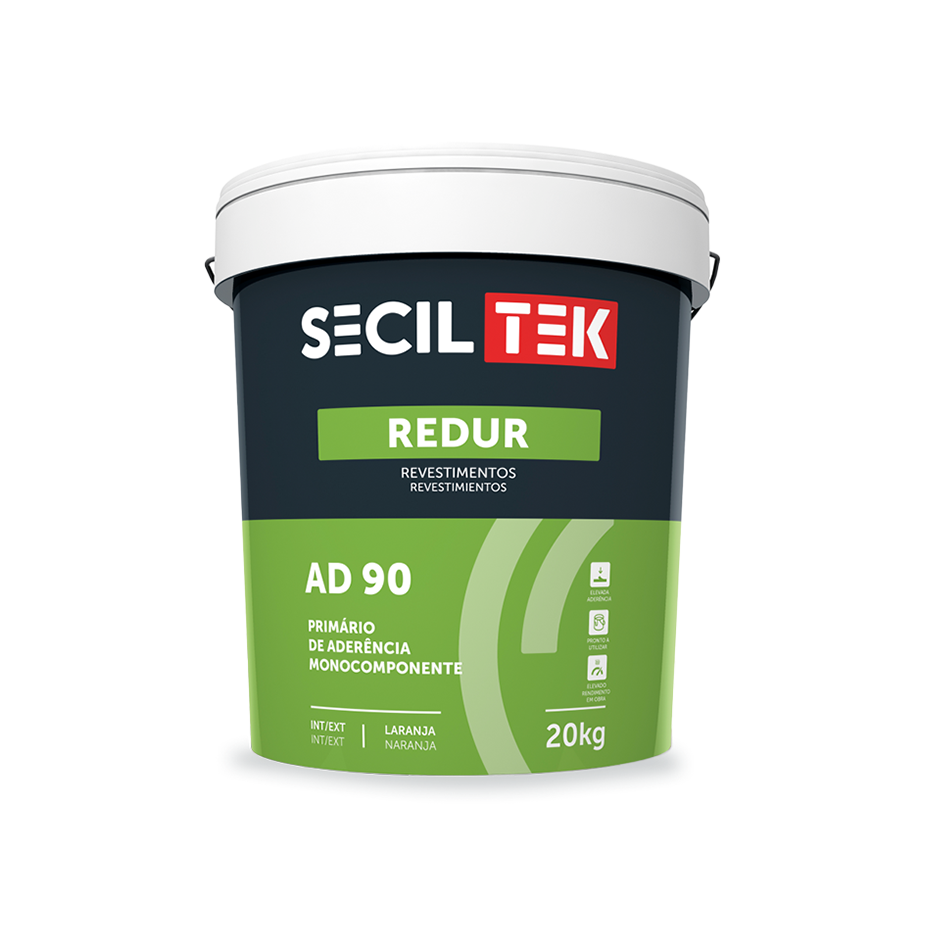 Seciltek Redur AD 90 - Primaire d'adhérence à grain - pour béton, surfaces lisses et anciennes couches de peinture - 20kg (33)