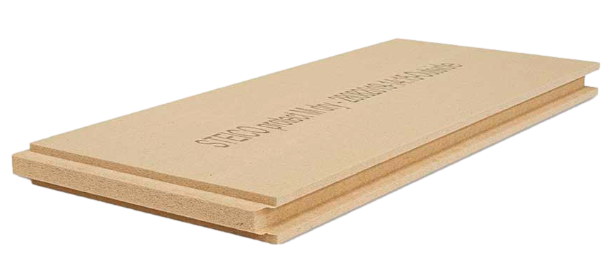 Steico PROTECT M dry/040 - Panneau isolant en fibre de bois plaquable - languette et rainure - 132,5x60cm - 0,8m2 - 60mm