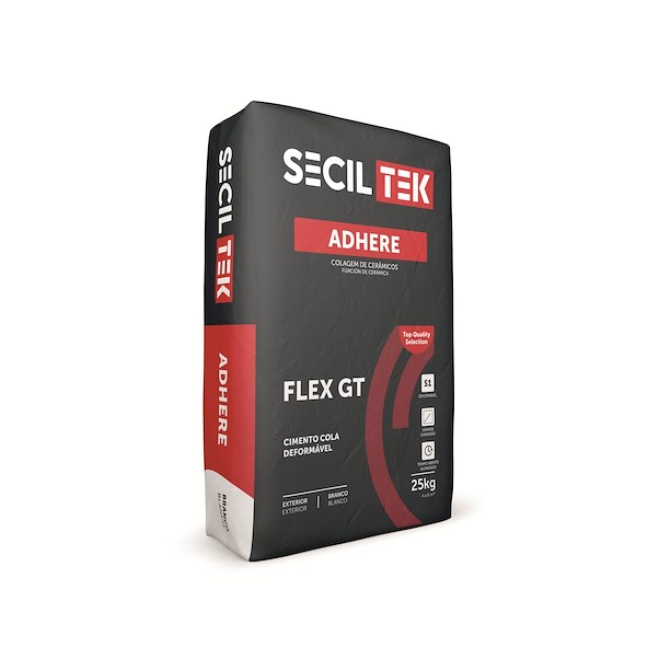 Seciltek ADHERE FLEX GT - colle universelle pour carrelage et pierre - C2TE S1 - blanc - 25kg (60)