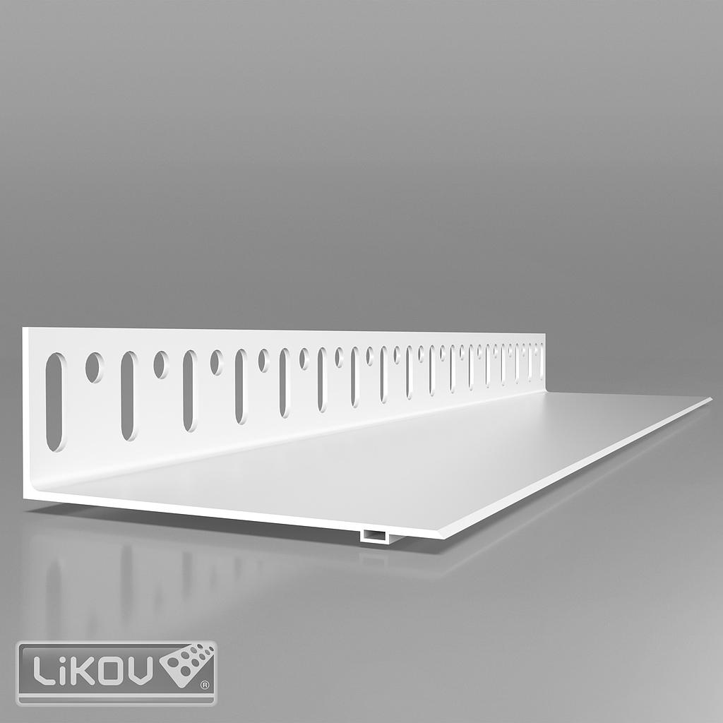 [LW-L 100/2000] Installatieprofiel Sokkelprofiel kit PVC - 100mm - 2m