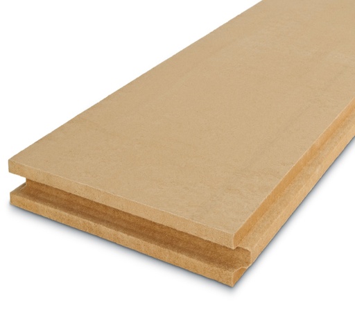 Steico PROTECT H - Panneau isolant en fibres de bois plâtrable - rainure et languette - 132,5x60cm - 0,8m2 - 40mm [56]