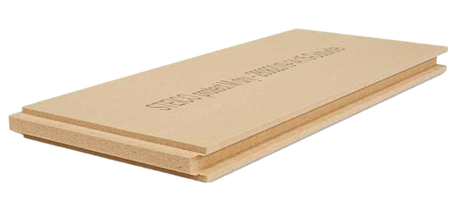 Steico PROTECT M dry/040 - Panneau isolant en fibre de bois plaquable - languette et rainure - 132,5x60cm - 0,8m2 - 60mm