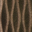 DesignCork MDFacade WAVE L2 - Panneaux décoratifs en liège - 70 mm - 0,5 m²