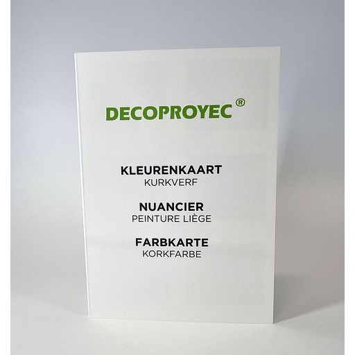 Kleurenkaart Decocork Kurkverf (borg)