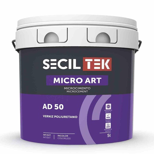 Seciltek Micro Art AD 50 - Vernis PU (A+B) - mat - 5,5 litres